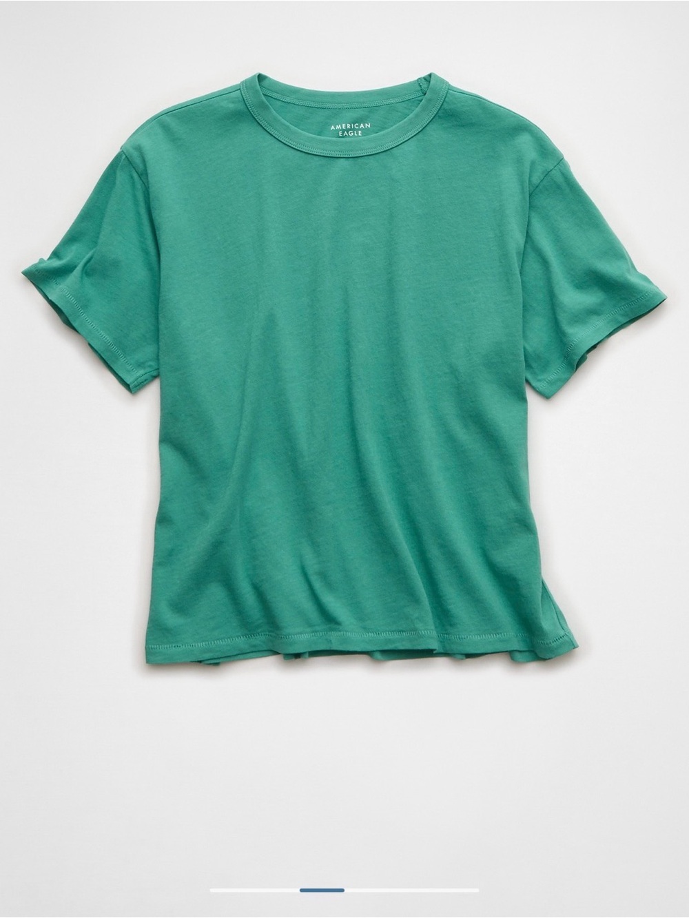 American Eagle Green Soft Crewneck Tee